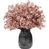 imageLifewit Babys Breath Artificial Flowers 10 Bundles Silk Gypsophila Faux Floral Stems for Wedding Bouquets Home Decor Centerpieces DIY Arrangements Farmhouse amp Party Decorations Beige BrownBeige Brown