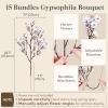 imageLifewit Babys Breath Artificial Flowers 10 Bundles Silk Gypsophila Faux Floral Stems for Wedding Bouquets Home Decor Centerpieces DIY Arrangements Farmhouse amp Party Decorations Beige BrownWhite