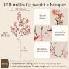 imageLifewit Babys Breath Artificial Flowers 10 Bundles Silk Gypsophila Faux Floral Stems for Wedding Bouquets Home Decor Centerpieces DIY Arrangements Farmhouse amp Party Decorations Beige BrownBeige Brown