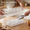 imageLifewit Chilled Condiment Containers with Lids 2 Pcs Plastic Taco Bar Serving Set for Party with 5 Containers Ice Garnish Tray for Mimosa Bar Supplies Clear Serving Platter for Fruit Salad Snack1