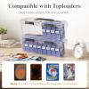 imageLifewit Trading Card Storage Index Card Holder Reinforced Latch Box with 8 Adjustable Dividers Writable Labels Stackable Case Fit for MTG Sports Cards up to 900 Unsleeve180 with Toploader 2 PCS4