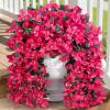 imageLifewit Artificial Bougainvillea Flowers 2 PCS Plastic Long Trailing Vines Fake Flowers for Outdoor Indoor Garden Porch Patio Balcony Decor UV Resistant Hot PinkHot Pink