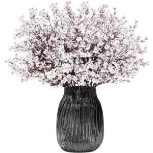 imageLifewit Babys Breath Artificial Flowers 10 Bundles Silk Gypsophila Faux Floral Stems for Wedding Bouquets Home Decor Centerpieces DIY Arrangements Farmhouse amp Party Decorations Beige BrownWhite