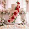 imageLifewit Artificial Flowers 50 Pcs Dark Red Foam Real Looking Roses with Stems Fake Roses for DIY Wedding Bouquets Centerpieces Arrangements Valentine DecorationsBlush