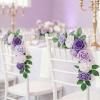 imageLifewit Artificial Flowers 50 Pcs Dark Red Foam Real Looking Roses with Stems Fake Roses for DIY Wedding Bouquets Centerpieces Arrangements Valentine DecorationsIvory  Purple Mix