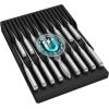 imageLifewit Magnetic Drawer Knife Organizers Insert Kitchen Plastic In Drawer Knife Block Slots Steak Chefs Knives Holder Storage Sets for 12 Knives and 1 Sharpening Steel Large BlackBlack