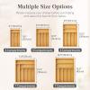imageLifewit Silverware Drawer Organizer Utensil Tray for Kitchen Flatware and Cutlery Holder Storage for Spoons Forks Knives 86 x 125 Natural86W x 125D