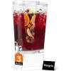 imageLifewit 3 Gallon Drink Dispenser for Parties Large Plastic Beverage Container for JuiceTeaSoda with Stand amp Ice Core Clear Lemonade Dispenser with Spigot BPA Free Water Pitcher for Hosting1