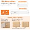 imageLifewit 5 Tall 4 Pack Drawer Dividers 3047cm115185 Expandable Drawer Divider for Clothes Adjustable Dresser Drawer Organizers Drawers Separators for DresserBathroomClosetKitchen White12