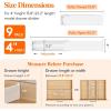 imageLifewit 5 Tall 4 Pack Drawer Dividers 3047cm115185 Expandable Drawer Divider for Clothes Adjustable Dresser Drawer Organizers Drawers Separators for DresserBathroomClosetKitchen White9