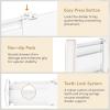 imageLifewit 5 Tall 4 Pack Drawer Dividers 3047cm115185 Expandable Drawer Divider for Clothes Adjustable Dresser Drawer Organizers Drawers Separators for DresserBathroomClosetKitchen White4