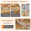 imageLifewit 5 Tall 4 Pack Drawer Dividers 3047cm115185 Expandable Drawer Divider for Clothes Adjustable Dresser Drawer Organizers Drawers Separators for DresserBathroomClosetKitchen White9