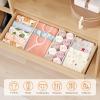 imageLifewit 5 Tall 4 Pack Drawer Dividers 3047cm115185 Expandable Drawer Divider for Clothes Adjustable Dresser Drawer Organizers Drawers Separators for DresserBathroomClosetKitchen White9