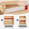 imageLifewit 5 Tall 4 Pack Drawer Dividers 3047cm115185 Expandable Drawer Divider for Clothes Adjustable Dresser Drawer Organizers Drawers Separators for DresserBathroomClosetKitchen White12