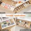 imageLifewit 5 Tall 4 Pack Drawer Dividers 3047cm115185 Expandable Drawer Divider for Clothes Adjustable Dresser Drawer Organizers Drawers Separators for DresserBathroomClosetKitchen White16