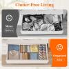 imageLifewit 5 Tall 4 Pack Drawer Dividers 3047cm115185 Expandable Drawer Divider for Clothes Adjustable Dresser Drawer Organizers Drawers Separators for DresserBathroomClosetKitchen White5