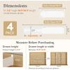 imageLifewit 5 Tall 4 Pack Drawer Dividers 3047cm115185 Expandable Drawer Divider for Clothes Adjustable Dresser Drawer Organizers Drawers Separators for DresserBathroomClosetKitchen White4
