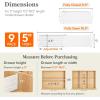 imageLifewit 6 Tall 9 Pack Drawer Dividers 3047cm115185 Expandable Drawer Divider for Clothes Adjustable Dresser Drawer Organizers Drawers Separators for DresserBathroomClosetKitchen White9