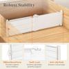 imageLifewit 6 Tall 9 Pack Drawer Dividers 3047cm115185 Expandable Drawer Divider for Clothes Adjustable Dresser Drawer Organizers Drawers Separators for DresserBathroomClosetKitchen White9