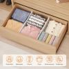 imageLifewit 6 Tall 9 Pack Drawer Dividers 3047cm115185 Expandable Drawer Divider for Clothes Adjustable Dresser Drawer Organizers Drawers Separators for DresserBathroomClosetKitchen White8