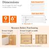 imageLifewit 6 Tall 9 Pack Drawer Dividers 3047cm115185 Expandable Drawer Divider for Clothes Adjustable Dresser Drawer Organizers Drawers Separators for DresserBathroomClosetKitchen White9