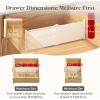imageLifewit 6 Tall 9 Pack Drawer Dividers 3047cm115185 Expandable Drawer Divider for Clothes Adjustable Dresser Drawer Organizers Drawers Separators for DresserBathroomClosetKitchen White5
