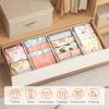 imageLifewit 6 Tall 9 Pack Drawer Dividers 3047cm115185 Expandable Drawer Divider for Clothes Adjustable Dresser Drawer Organizers Drawers Separators for DresserBathroomClosetKitchen White5