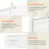 imageLifewit 6 Tall 9 Pack Drawer Dividers 3047cm115185 Expandable Drawer Divider for Clothes Adjustable Dresser Drawer Organizers Drawers Separators for DresserBathroomClosetKitchen White5