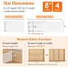 imageLifewit 6 Tall 9 Pack Drawer Dividers 3047cm115185 Expandable Drawer Divider for Clothes Adjustable Dresser Drawer Organizers Drawers Separators for DresserBathroomClosetKitchen White4