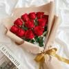 imageLifewit 12 Pcs White Artificial Roses Flowers in Bulk Fake Long Stem Silk Roses for DIY Wedding Bouquets Centerpieces Arrangements Valentine DecorationsRed
