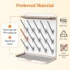 imageLifewit Baby Bottle Drying Rack with 10 Hooks Newborn Essentials Must Haves Countertop Holder Organizer for Baby Stuff Rack Dryer for Pacifiers Weighted Straws Pump Partswithout Drain Mat