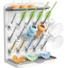 imageLifewit Baby Bottle Drying Rack with 10 Hooks Newborn Essentials Must Haves Countertop Holder Organizer for Baby Stuff Rack Dryer for Pacifiers Weighted Straws Pump Partswithout Drain Mat