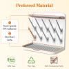 imageLifewit Baby Bottle Drying Rack with 10 Hooks Newborn Essentials Must Haves Countertop Holder Organizer for Baby Stuff Rack Dryer for Pacifiers Weighted Straws Pump Partswithout Drain Mat
