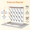 imageLifewit Baby Bottle Drying Rack with 10 Hooks Newborn Essentials Must Haves Countertop Holder Organizer for Baby Stuff Rack Dryer for Pacifiers Weighted Straws Pump Partswith Drain Mat