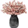 imageLifewit Babys Breath Artificial Flowers Silk Gypsophila Faux Floral Stems for Wedding Bouquets Home Decor Centerpieces DIY Arrangements Farmhouse amp Party Decorations Beige Brown 6 BundlesBeige Brown