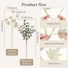 imageLifewit Beige Artificial Flower for Vase 10 Pcs Faux Silk Mums Ball with Long Stems and 2 Pcs Eucalyptus Stems for Home Decor Fake Small Kiku for Floral Arrangement Pom Pom for CenterpiecesBeige