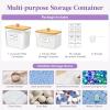imageLifewit Laundry Pods Container with Lid Dryer Sheet Holder Room Organization Storage for Coffee Pods Kcup Washing Powder Scent Booster Beads 2600 2000ml05307galNatural3 PcsNatural