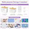 imageLifewit Laundry Pods Container with Lid Dryer Sheet Holder Room Organization Storage for Coffee Pods Kcup Washing Powder Scent Booster Beads 2600 2000ml05307galNatural3 PcsNatural