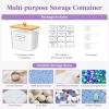 imageLifewit Laundry Pods Container with Lid Dryer Sheet Holder Room Organization Storage for Coffee Pods Kcup Washing Powder Scent Booster Beads 2600 2000ml05307galNatural3 PcsNatural