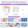 imageLifewit Laundry Pods Container with Lid Dryer Sheet Holder Room Organization Storage for Coffee Pods Kcup Washing Powder Scent Booster Beads 2600 2000ml05307galNatural3 PcsNatural