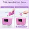 imageLifewit Laundry Pods Container with Lid Dryer Sheet Holder Room Organization Storage for Coffee Pods Kcup Washing Powder Scent Booster Beads 2600 2000ml05307galNatural3 PcsBlack