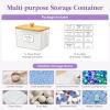 imageLifewit Laundry Pods Container with Lid Dryer Sheet Holder Room Organization Storage for Coffee Pods Kcup Washing Powder Scent Booster Beads 2600 2000ml05307galNatural3 PcsNatural