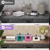 imageLifewit Laundry Pods Container with Lid Dryer Sheet Holder Room Organization Storage for Coffee Pods Kcup Washing Powder Scent Booster Beads 2600 2000ml05307galNatural3 PcsBlack