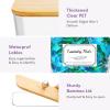 imageLifewit Laundry Pods Container with Lid Dryer Sheet Holder Room Organization Storage for Coffee Pods Kcup Washing Powder Scent Booster Beads 2600 2000ml05307galNatural3 PcsNatural