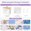 imageLifewit Laundry Pods Container with Lid Dryer Sheet Holder Room Organization Storage for Coffee Pods Kcup Washing Powder Scent Booster Beads 2600 2000ml05307galNatural3 PcsNatural