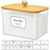 imageLifewit Laundry Pods Container with Lid Dryer Sheet Holder Room Organization Storage for Coffee Pods Kcup Washing Powder Scent Booster Beads 2600 2000ml05307galNatural3 PcsNatural