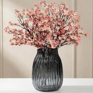 imageLifewit Babys Breath Artificial Flowers Silk Gypsophila Faux Floral Stems for Wedding Bouquets Home Decor Centerpieces DIY Arrangements Farmhouse amp Party Decorations Beige Brown 6 BundlesBeige Brown