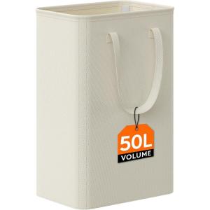imageLifewit Small Narrow Hamper with Handle50L White