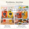 image:imageLifewit 1 Gallon Glass Drink Dispenser for Parties Beverage Container with Stand for JuiceTeaSoda amp Lemonade Water Pitcher with Leakproof Spigot for Mimosa Bar Birthday Wedding Hosting 2 Pcs1 Gallon