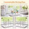 image:imageLifewit Baby Bottle Drying Rack with Tray Portable Bottle Drying Tree for Home amp Travel Space Saving Dryer Holder for Nipples Pump Parts Pacifiers Storage Newborn Essentials BPA Free